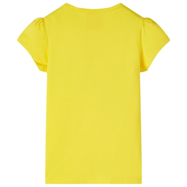 T-shirt för barn gul 104