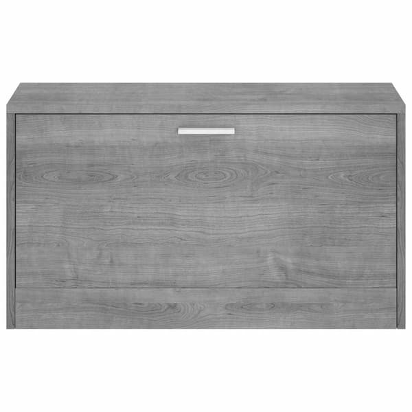 Skobänk grå sonoma 80x24x45 cm konstruerat trä