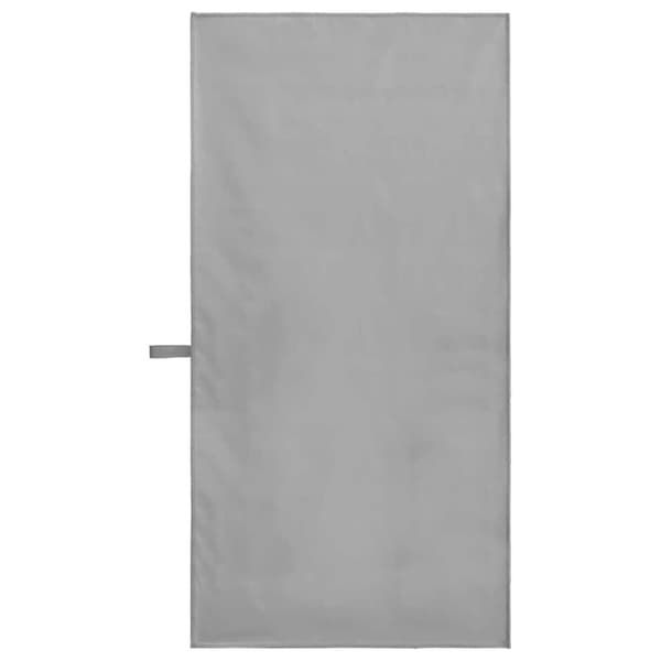 Sporthanddukar 2 pcs Mörkgrå 100 x 50 cm Polyester och polyamid