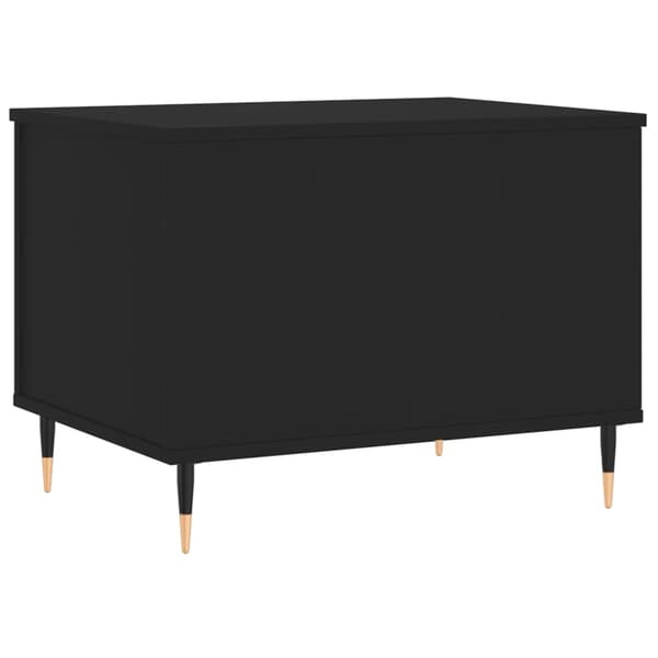 Soffbord svart 60x44,5x45 cm konstruerat trä