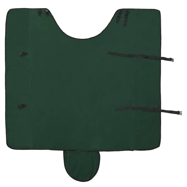 Hästdyna Fullt mörkgrön 155 cm Polyester Fleece