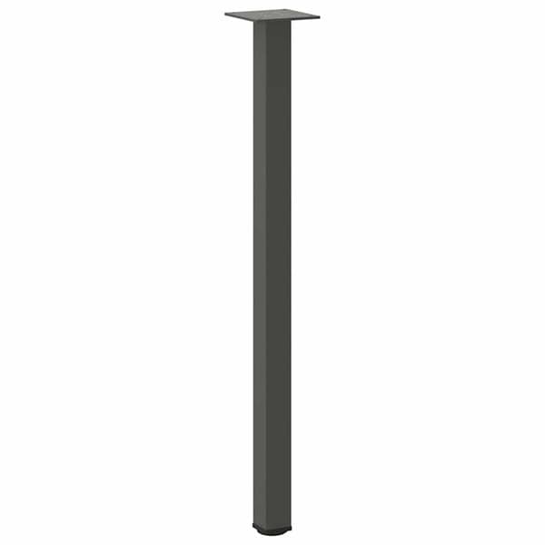 Konsolbordsben 4 st antracit 72-74 cm stål