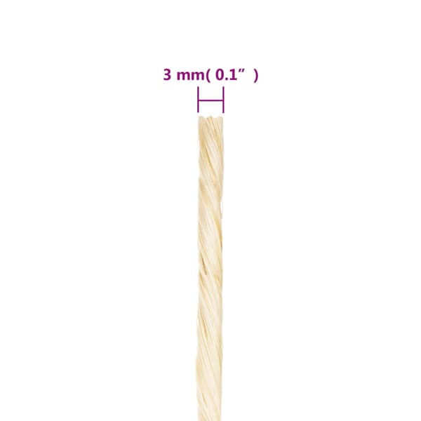 Rep 100% sisal 3 mm 2000 m