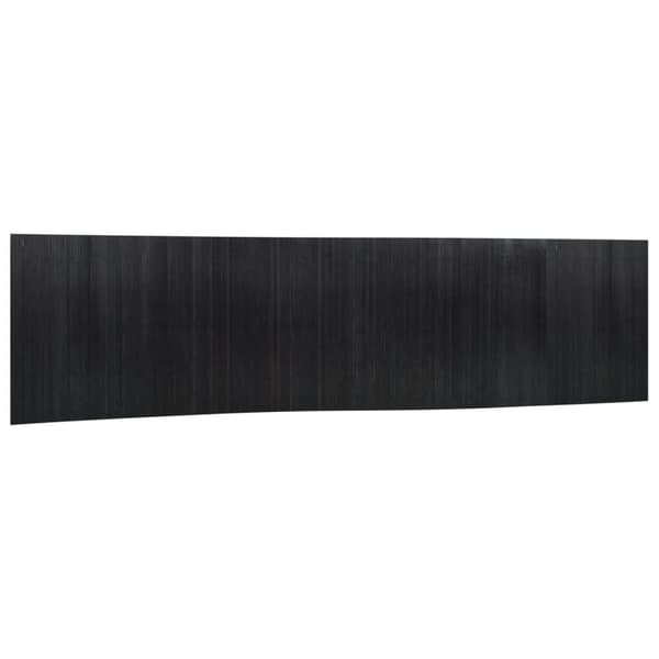 Rumsavdelare svart bredd 800 cm höjd 165 cm bambu