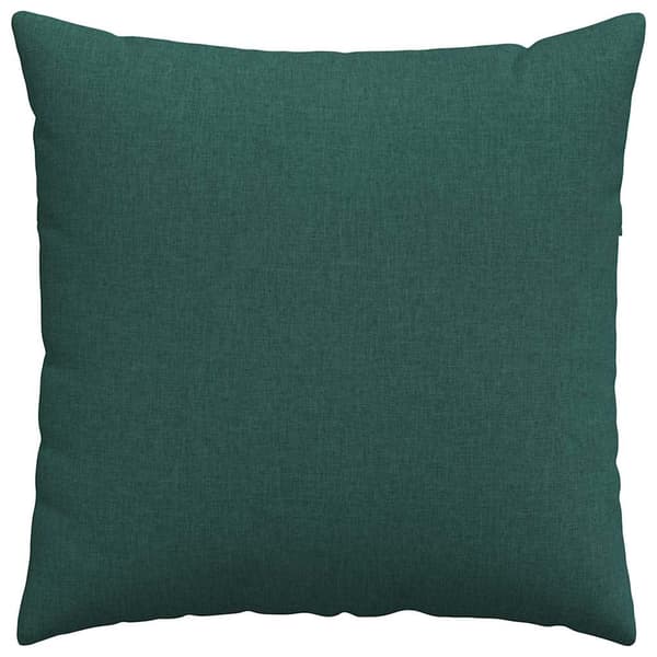 Sofakuddar 2 pcs Mörkgrön 80 x 80 cm tyg