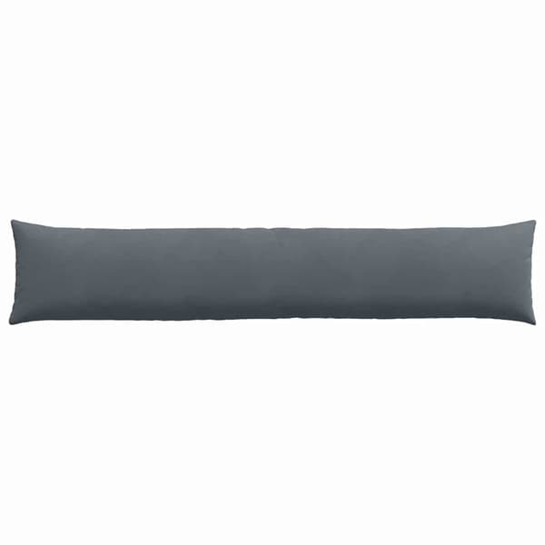 Sofakuddar 2 pcs Mörkgrå 200 x 40 cm Kordread tyg