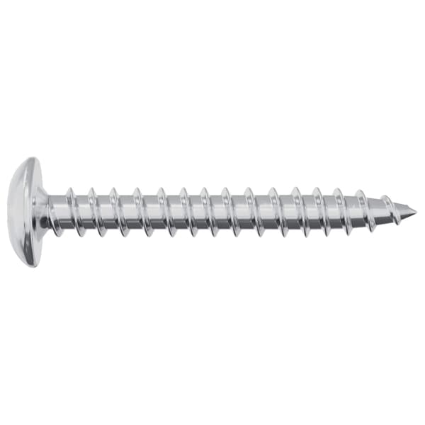 Träskruvar 12 pcs Silver M4 x 28 mm Stål