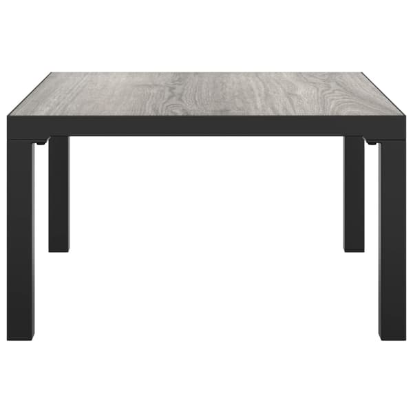 Loungebord grå 55x55x31 cm DPC och stål