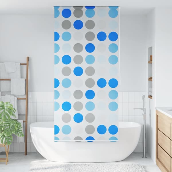 Rullgardin för dusch 120x240 cm cirkel