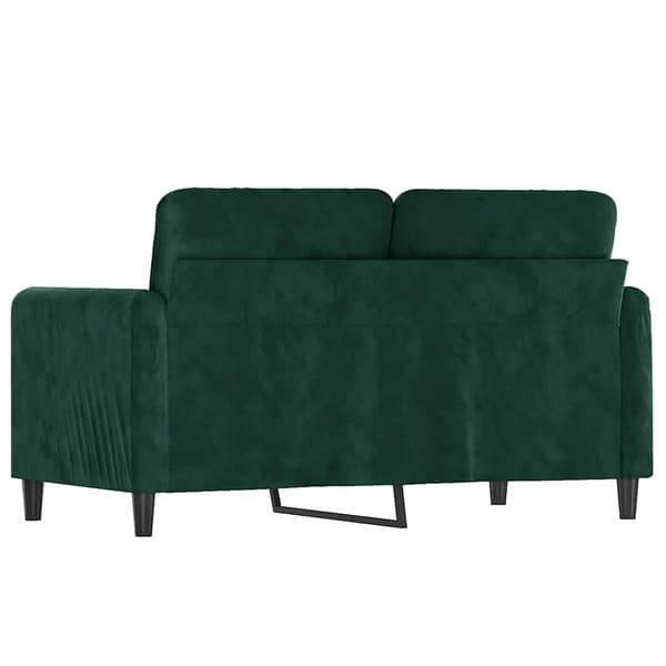 Soffa 2-sits mörkgrön 120 cm sammet