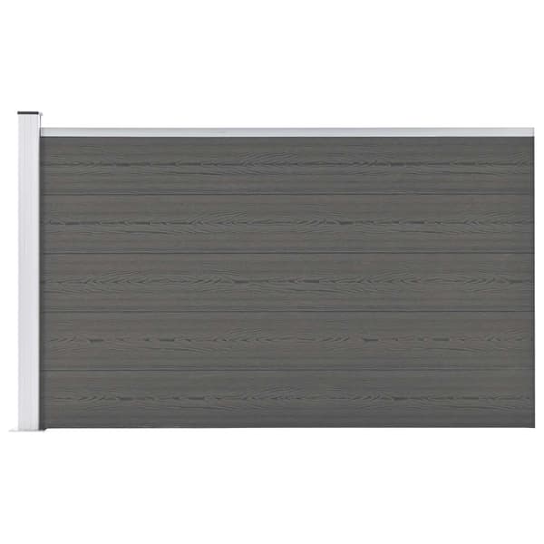 Staketpanel WPC 175x105 cm grå
