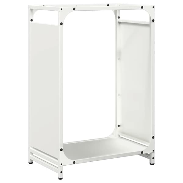 Vedställ vit 44x28x65 cm kallvalsat stål
