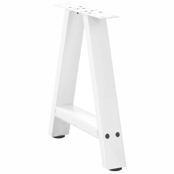 Soffbordsben A-formade 2 st vita 38x(42-43) cm stål