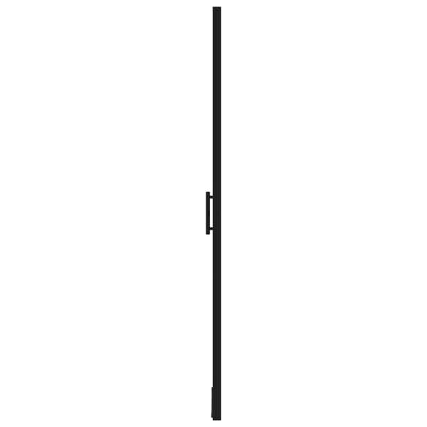 Duschdörr härdat glas 81x195 cm svart
