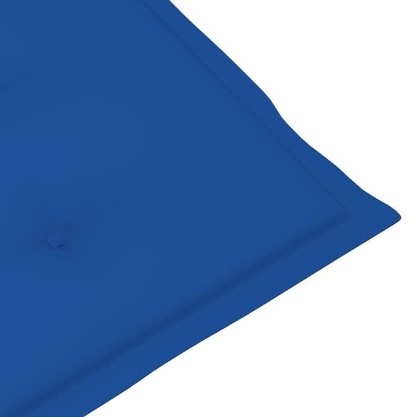 Fällbara fåtöljer 2 st med dynor i massivt akaciaträ