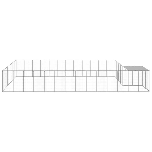 Hundgård silver 22,99 m² stål