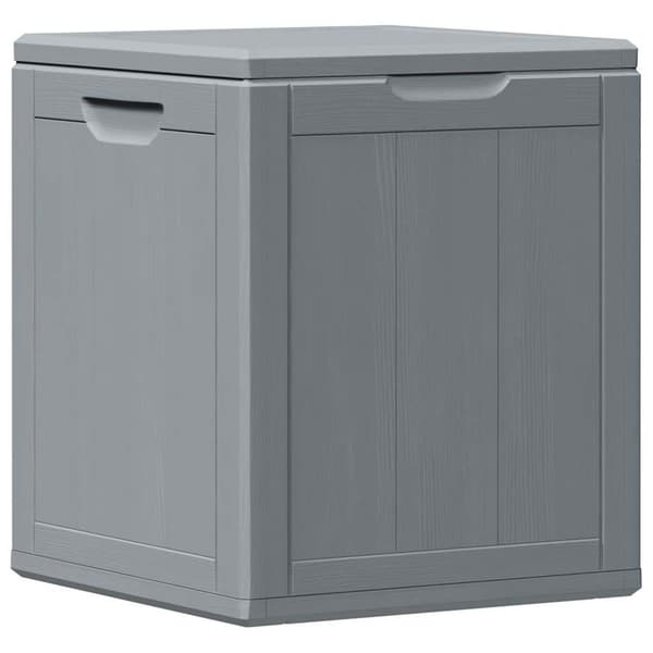 Dynbox 90 liter grå PP-träliknande