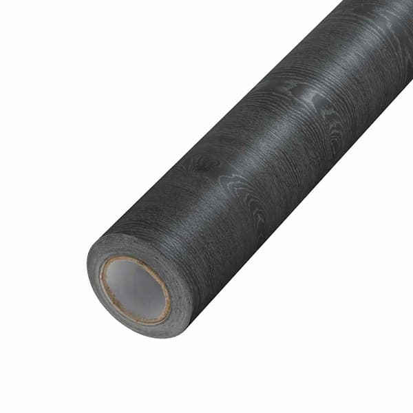 Dekorplast 2 st mörkt trä 500x90 cm PVC