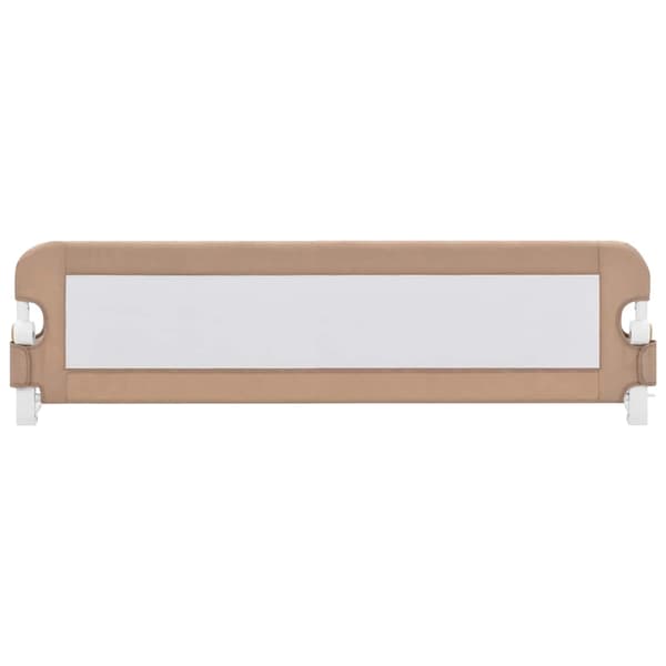 Sängskena för barn taupe 150x42 cm polyester