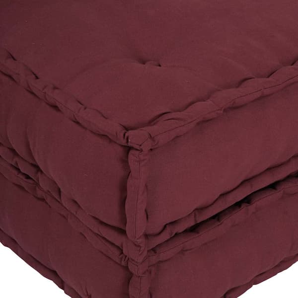 Modulär soffa rödbrun 70x70x36 tyg