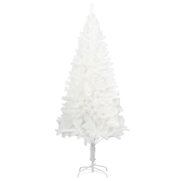 Plastgran verklighetstrogna barr vit 240 cm