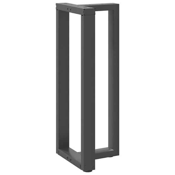 Barbordsben T-formade 2 st antracit 50x35x(100-101) cm stål