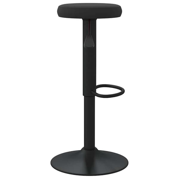 vidaXL Barstolar 2 st svart sammet