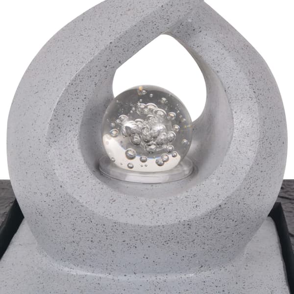 Inomhusfontän med LED polyresin