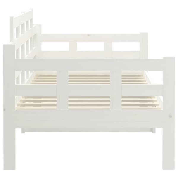 Dagbädd vit massiv furu 90x190 cm