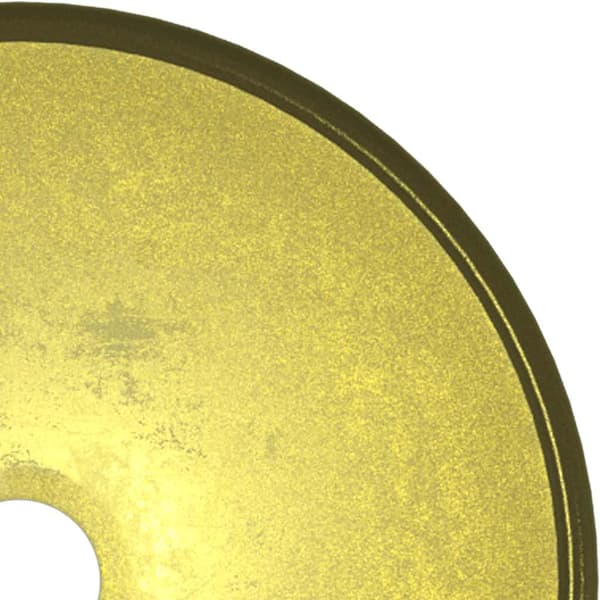 Handfat härdat glas 30x12 cm guld