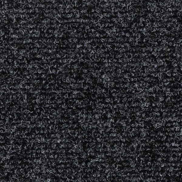 Trappmattor självhäftande 30 st 76x20 cm mörkgrå rektangulära