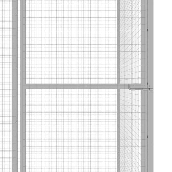 Kattbur 3x3x2,5 m galvaniserat stål