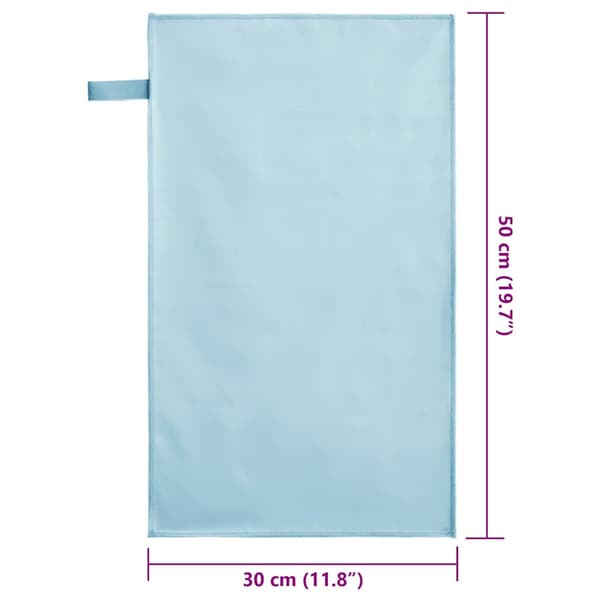 Sporthanddukar 2 pcs Blå 50 x 30 cm Polyester och polyamid