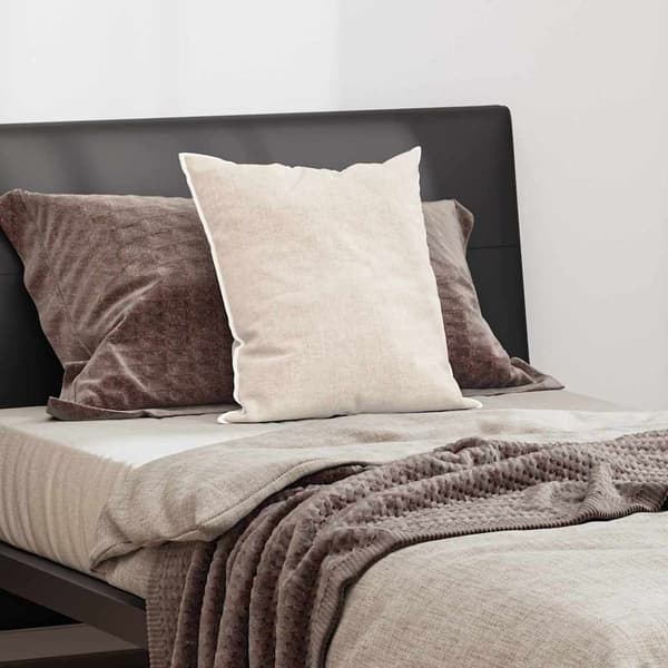 Kudde med kudde Vit 51 x 51 x 20 cm Bomull och Polyester