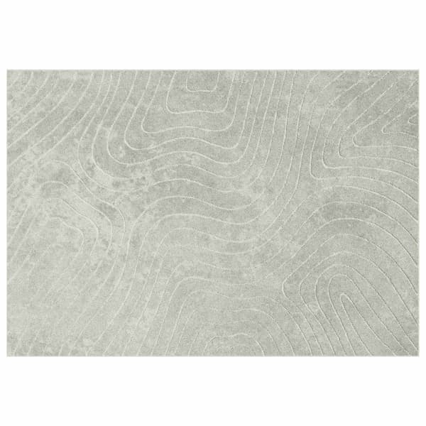 Områdesmattor Rektangulär PALMERAS Grön 120 x 170 cm Polyester