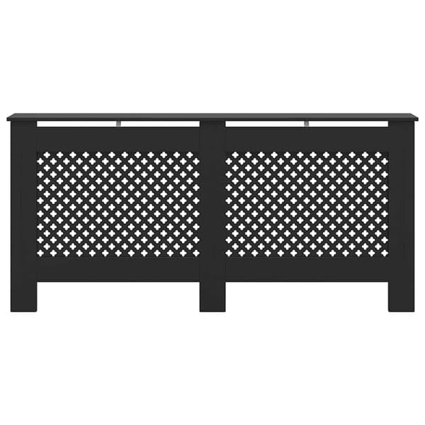 Elementskydd svart 172x19x81,5 cm MDF
