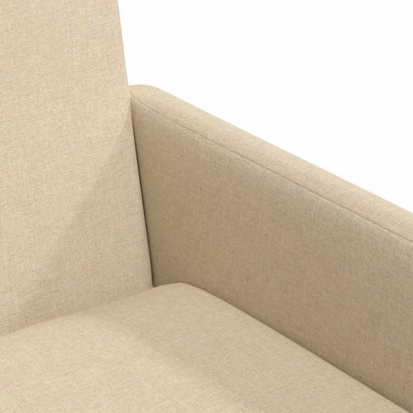 Matstolar 2 pcs Kräm 57 x 67 x 95 cm tyg