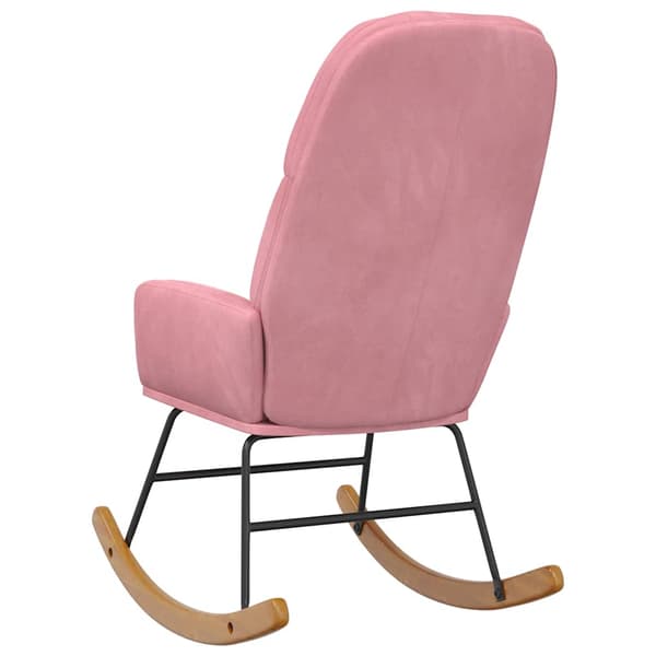 Gungstol rosa sammet