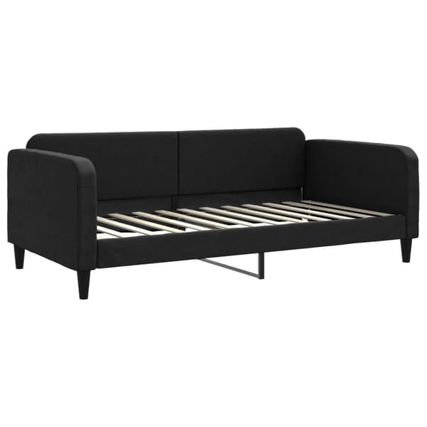 Dagbädd svart 100x200 cm tyg