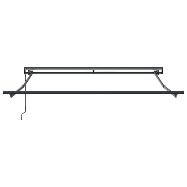 Utfällbar markis Antracit 300 x 250 cm Polyester och aluminium