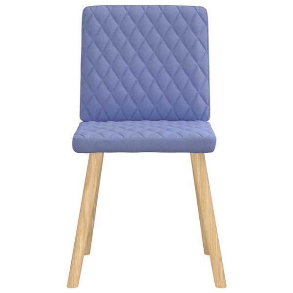 Matstolar 4 st Jeans blått tyg