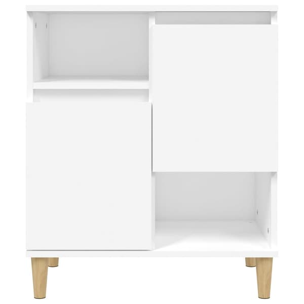 Skänk 3 st vit 60x35x70 cm konstruerat trä