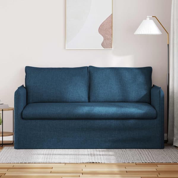 Soffa Blå 156 x 82 x 85 cm tyg
