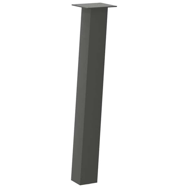 Konsolbordsben 4 st antracit 72 cm stål