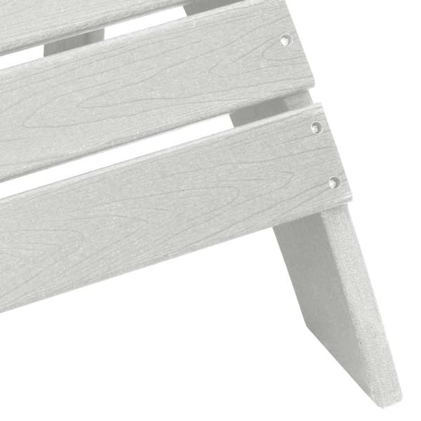 Trädgård Stol 3 pcs Vit polyeten