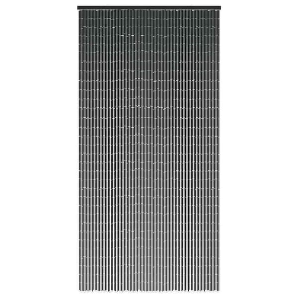 Insektsdörrgardin mörkgrå 100x220 cm bambu