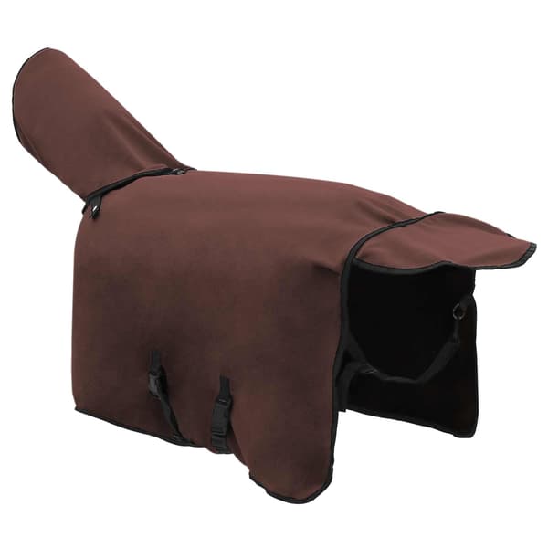 Hästdyna Full Mörk Brun 105 cm Polyester Fleece