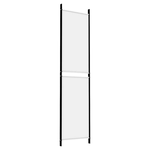 Rumsavdelare 3 paneler vit 150x200 cm tyg
