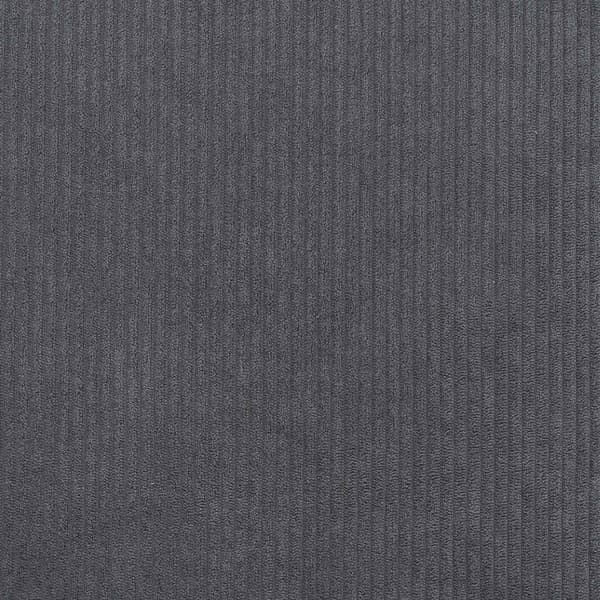 Plattform sängram Mörkgrå 160 x 200 cm Kordread tyg