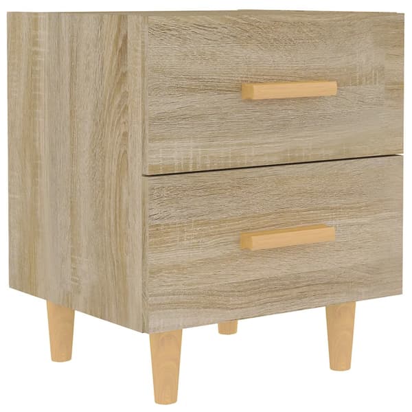 Sängbord sonoma-ek 40x35x47,5 cm